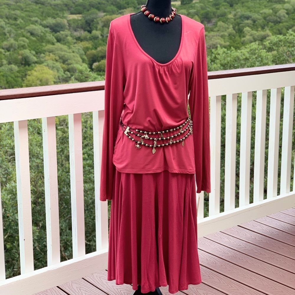 Vintage‎ 𝅺Izod 2 Piece Top and Skirt Set